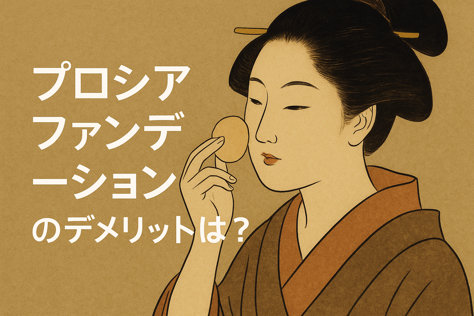 プロシアファンデーションのデメリットは？